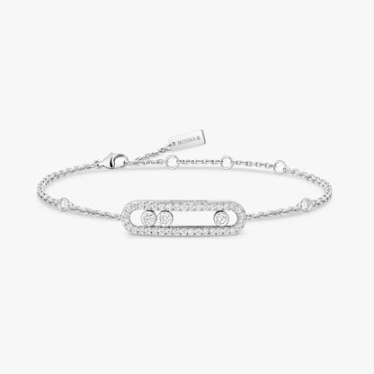 [LOXURA]Pavé Baby Move Diamond Bracelet