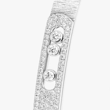 [LOXURA]Move Noa Ciselé half pavé bangle