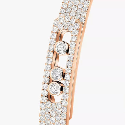 [LOXURA]Move Noa Full Pavé Diamond Bangle Bracelet