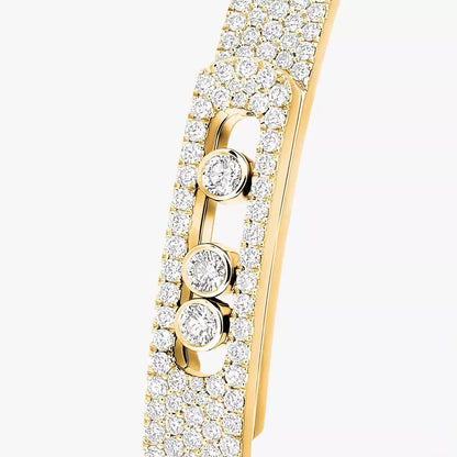 [LOXURA]Move Noa Full Pavé Diamond Bangle Bracelet