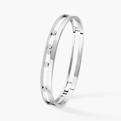 [LOXURA]Move Romane Diamond Bangle Bracelet