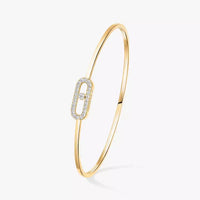 [LOXURA]Move Uno pavé flex bangle medium