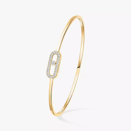 [LOXURA]Move Uno pavé flex bangle medium