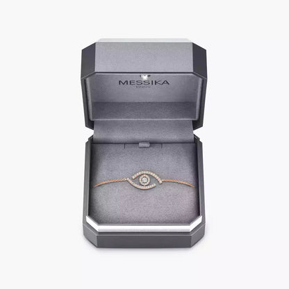 [LOXURA]Lucky Eye Pave-Set Diamond Bracelet