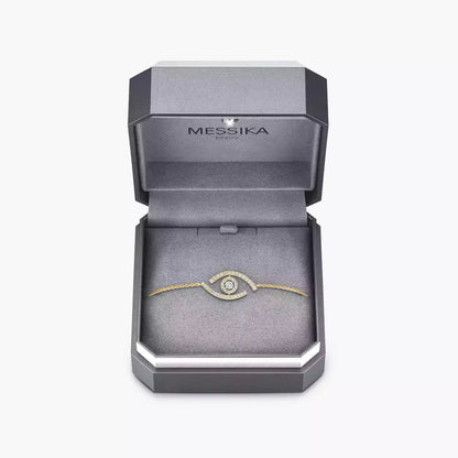 [LOXURA]Lucky Eye Pave-Set Diamond Bracelet