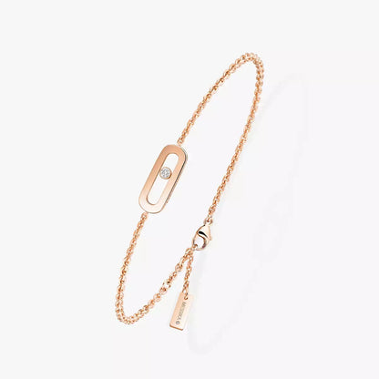 [LOXURA]Move Uno Diamond Bracelet