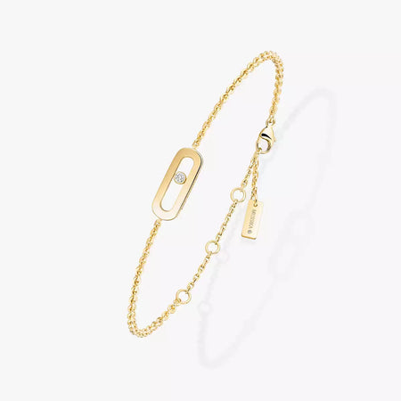 [LOXURA]Move Uno Diamond Bracelet