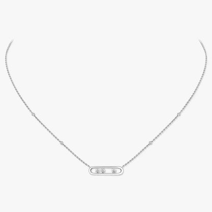 [LOXURA] Baby Move Gold Diamond Necklace