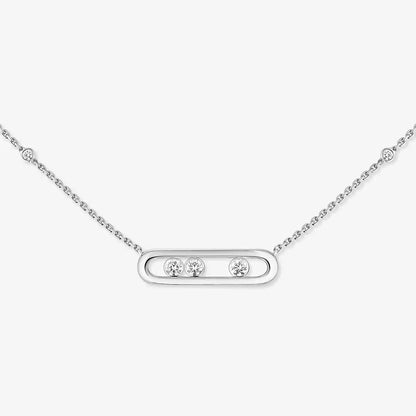 [LOXURA] Baby Move Gold Diamond Necklace