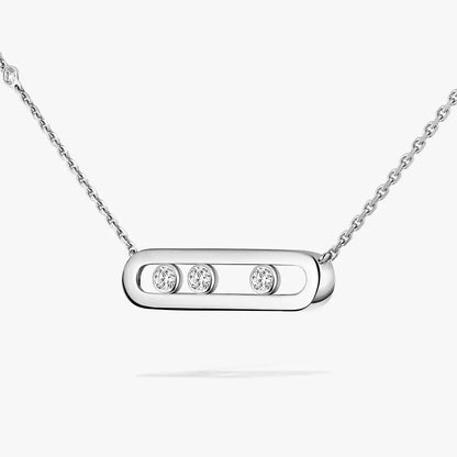 [LOXURA] Baby Move Gold Diamond Necklace