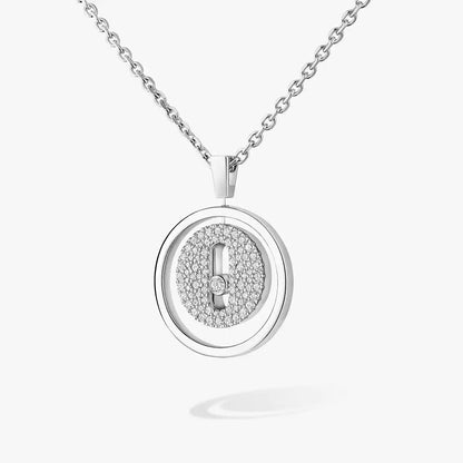 [LOXURA] Lucky Move Diamond Necklace