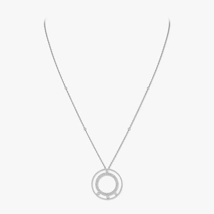 [LOXURA]Move Romane Long Pave_-Set Diamond Necklace