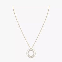 [LOXURA]Move Romane Long Pave_-Set Diamond Necklace