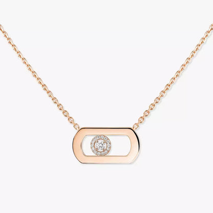 [LOXURA]So Move Diamond Necklace in Gold