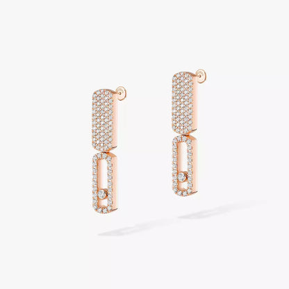 [LOXURA]Imperial Move SM Diamond Earrings