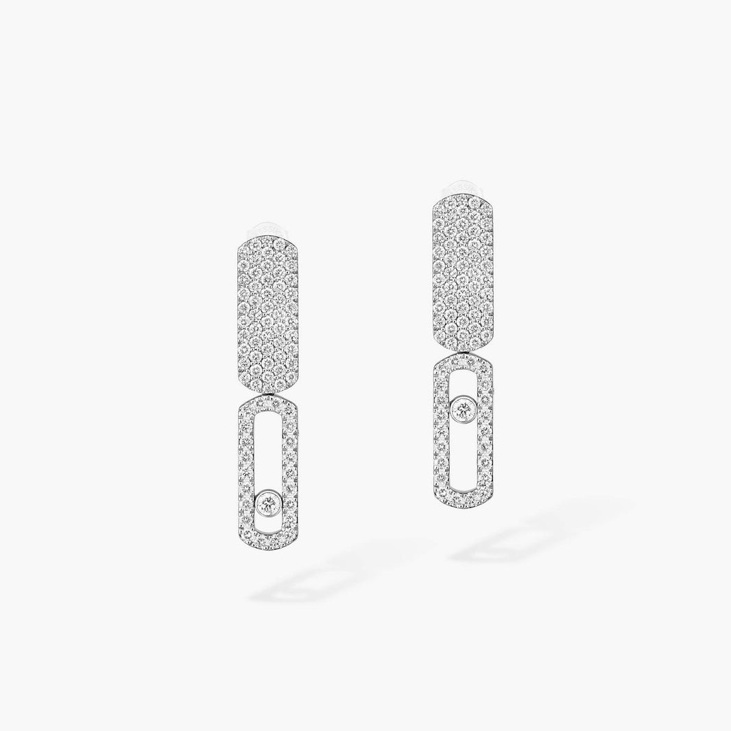 [LOXURA]Imperial Move SM Diamond Earrings