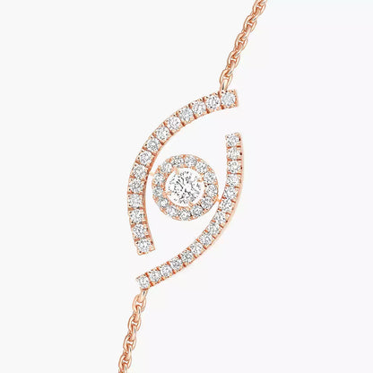 [LOXURA]Lucky Eye Pave-Set Diamond Bracelet