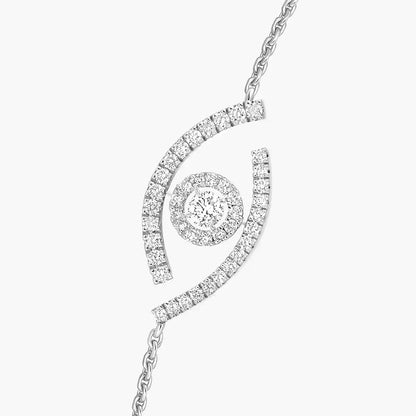 [LOXURA]Lucky Eye Pave-Set Diamond Bracelet