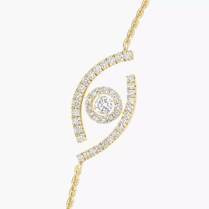 [LOXURA]Lucky Eye Pave-Set Diamond Bracelet