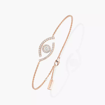 [LOXURA]Lucky Eye Pave-Set Diamond Bracelet