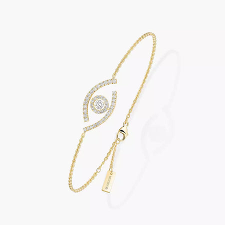 [LOXURA]Lucky Eye Pave-Set Diamond Bracelet