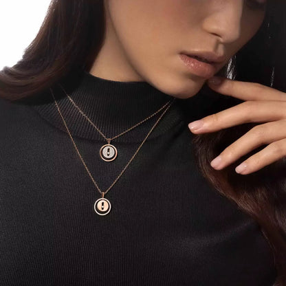 [LOXURA] Lucky Move Diamond Necklace