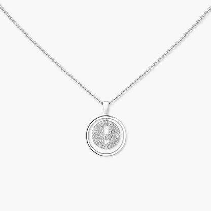 [LOXURA] Lucky Move Diamond Necklace