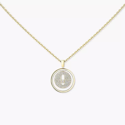 [LOXURA] Lucky Move Diamond Necklace