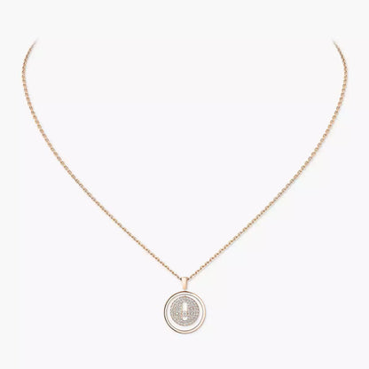 [LOXURA] Lucky Move Diamond Necklace