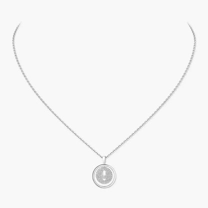 [LOXURA] Lucky Move Diamond Necklace