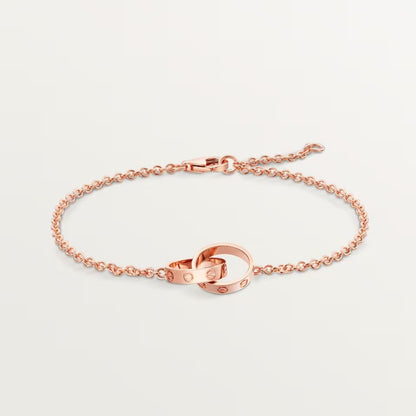 [LOXURA]LOVE BRACELET DOUBLE RING