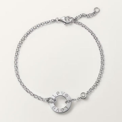 [LOXURA]LOVE BRACELET 2 DIAMOND