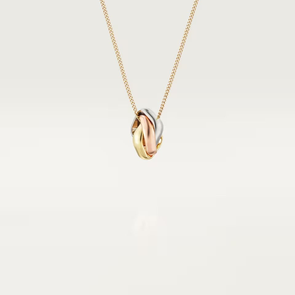[LOXURA]TRINITY CUSHION NECKLACE COLLECTION