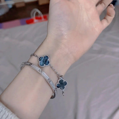 [LOXURA]CLOVER 5 MOTIF PIETERSITE BRACELET COLLECTION