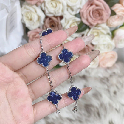 [LOXURA]CLOVER 5 MOTIF PIETERSITE BRACELET COLLECTION