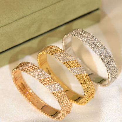 [LOXURA]  FIVE-ROW DIAMOND BRACELET
