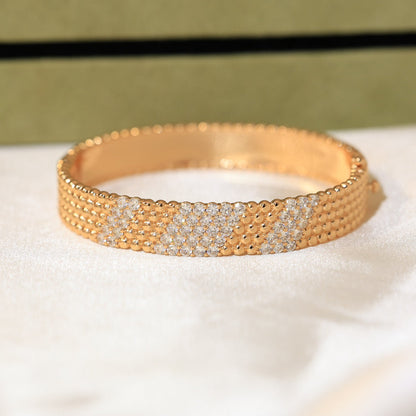 [LOXURA]  FIVE-ROW DIAMOND BRACELET
