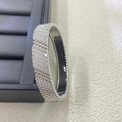 [LOXURA]  FIVE-ROW DIAMOND BRACELET