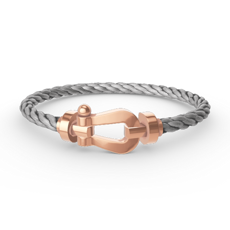 [LOXURA]FORCE LARGE HORSESHOE NO DIAMOND BRACELET ROSE GOLD