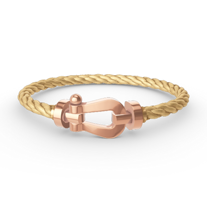 [LOXURA]FORCE LARGE HORSESHOE NO DIAMOND BRACELET ROSE GOLD