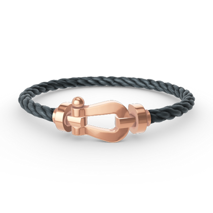 [LOXURA]FORCE LARGE HORSESHOE NO DIAMOND BRACELET ROSE GOLD