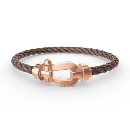 [LOXURA]FORCE LARGE HORSESHOE NO DIAMOND BRACELET ROSE GOLD