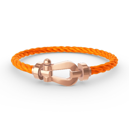 [LOXURA]FORCE LARGE HORSESHOE NO DIAMOND BRACELET ROSE GOLD