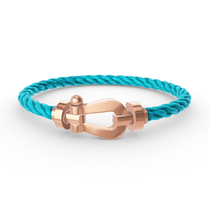 [LOXURA]FORCE LARGE HORSESHOE NO DIAMOND BRACELET ROSE GOLD
