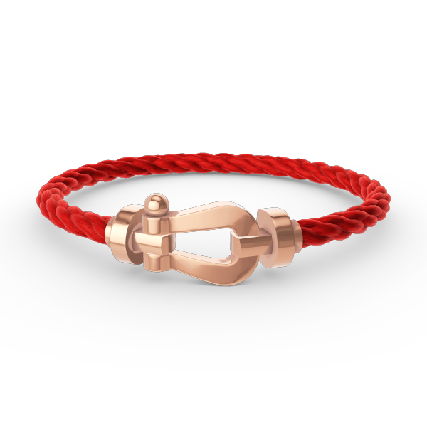 [LOXURA]FORCE LARGE HORSESHOE NO DIAMOND BRACELET ROSE GOLD