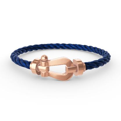 [LOXURA]FORCE LARGE HORSESHOE NO DIAMOND BRACELET ROSE GOLD