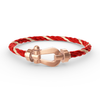 [LOXURA]FORCE LARGE HORSESHOE NO DIAMOND BRACELET ROSE GOLD
