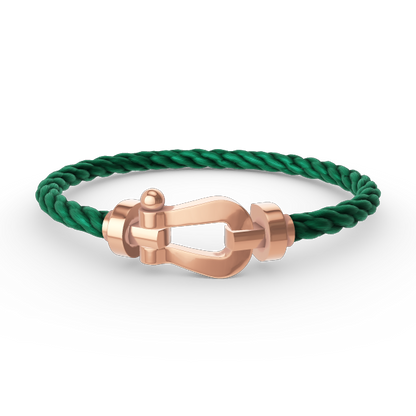 [LOXURA]FORCE LARGE HORSESHOE NO DIAMOND BRACELET ROSE GOLD