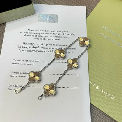 [LOXURA] CLOVER 5 MOTIF LASER BRACELET COLLECTION