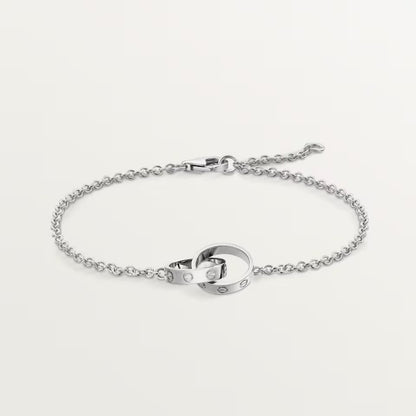 [LOXURA]LOVE BRACELET DOUBLE RING